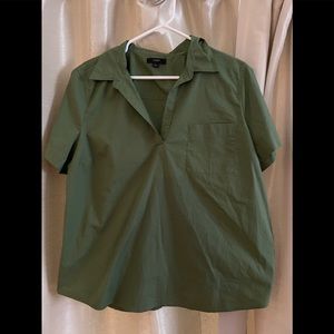 J Crew Short Sleeved Popover